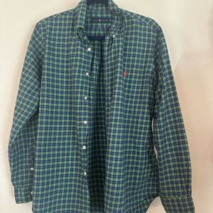 Ralph lauren men’s polo dress shirt medium